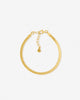 Monti Sleek Snake Chain Fluid Bracelet in 18K Gold Vermeil by Handiora