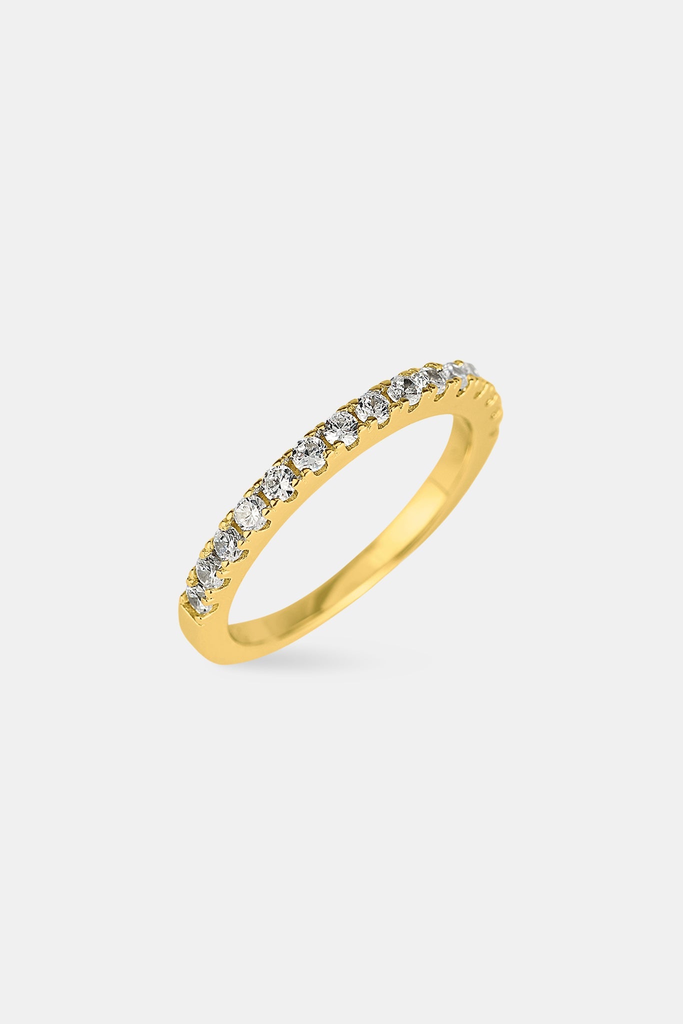 Iced Micro Tennis Ring - 2mm