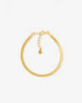 Monti Sleek Snake Chain Fluid Bracelet in 18K Gold Vermeil by Handiora