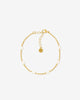 Portofino Delicate Freshwater Pearl Chain Bracelet in 18K Gold Vermeil by Handiora