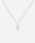 Florence Mini White Topaz Reversible Necklace in 925 Sterling Silver by Handiora