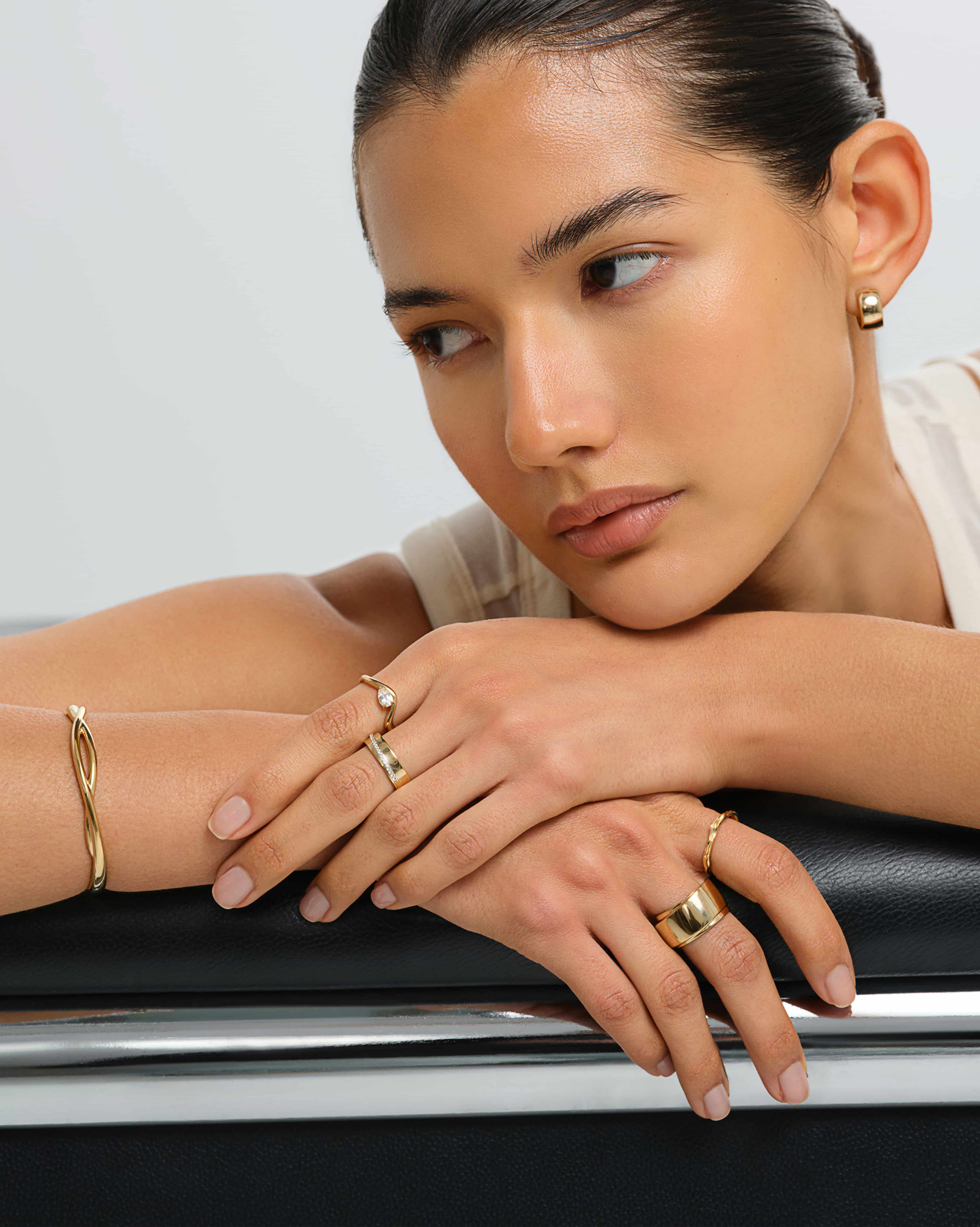 18k Gold Vermeil & Gemstones