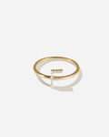 Lab-Grown Diamond Letter Ring