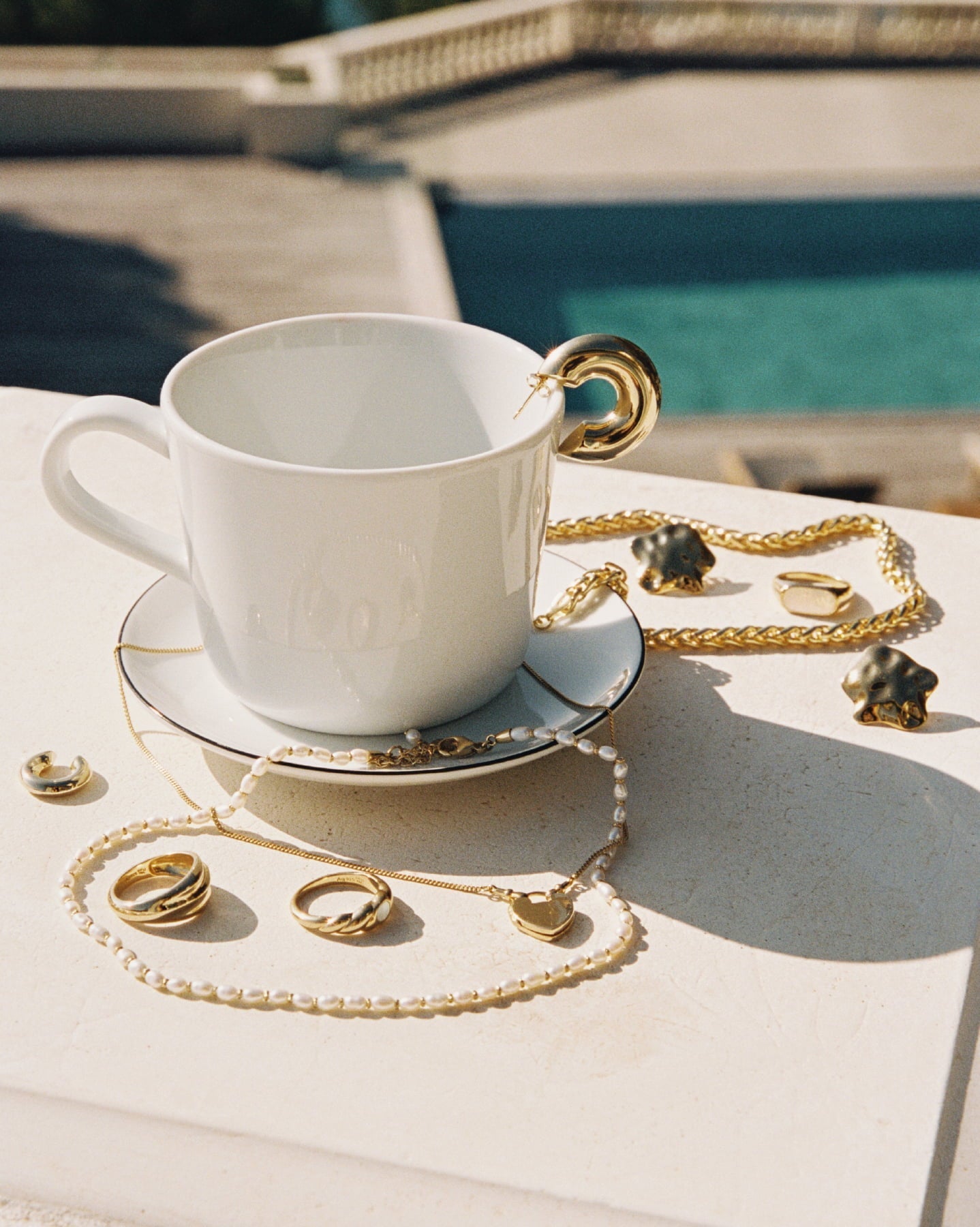 18k Gold Vermeil & Pearls