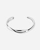 Albese Minimalist Sleek Cuff Bracelet in 925 Sterling Silver by Handiora